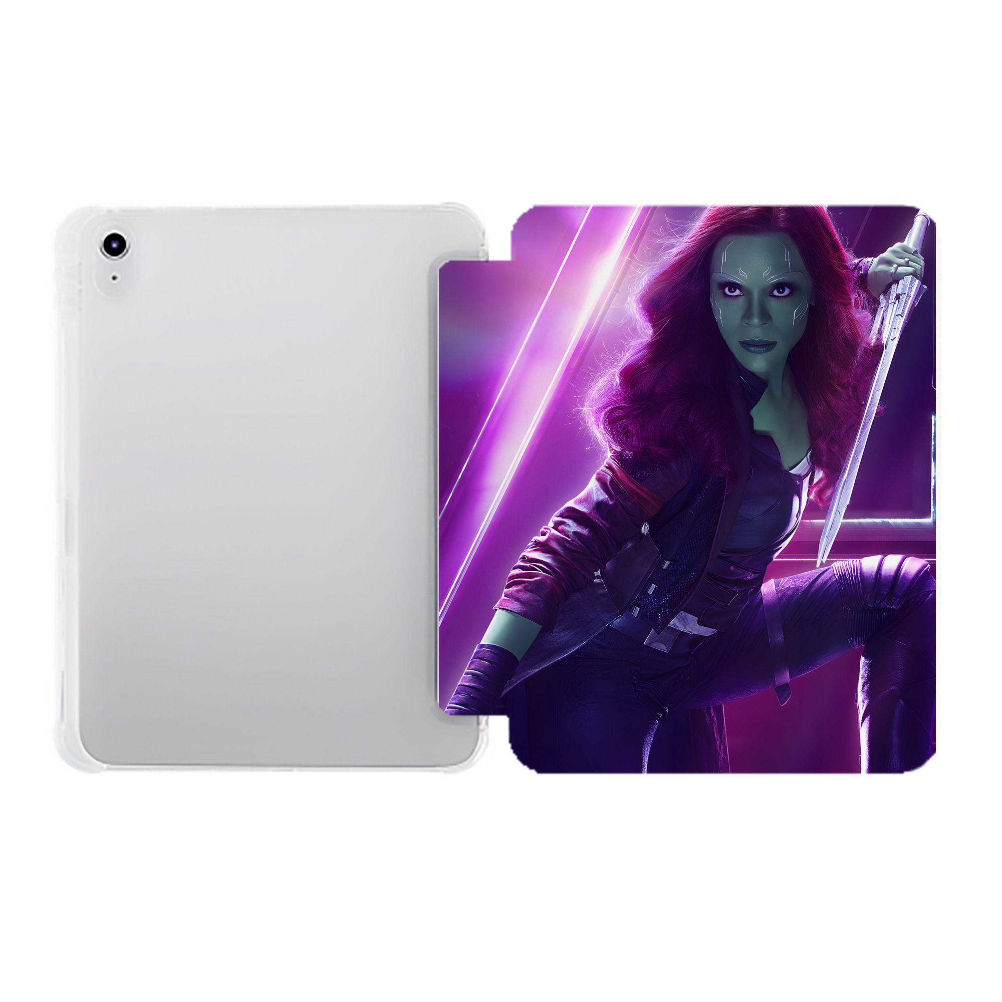（画像用） アベンジャーズ The Avengers IPad ケース ペン収納付き 三つ折りスタンド PUレザー×シリコン 対応機種9.5/10.5/10.9インチ